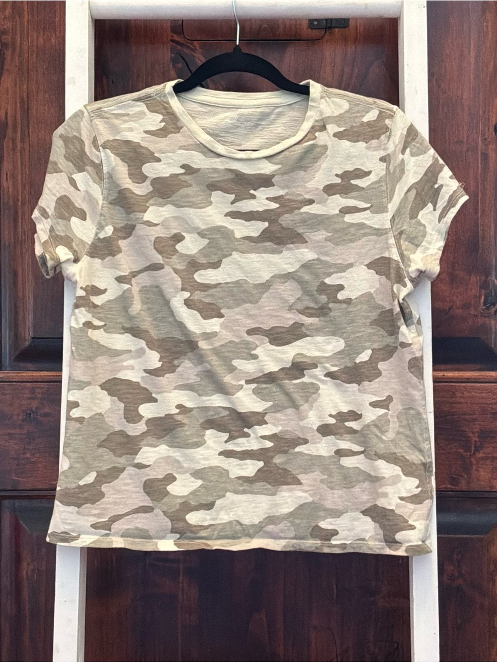 aerie Kids Short Sleeve Camo Tee - Beige & Tan